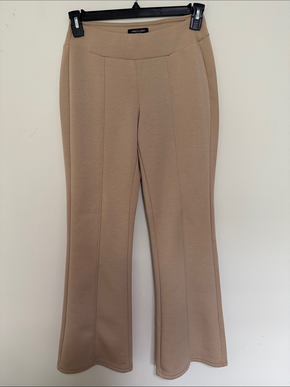 Taupe Ponte Bootcut Pants